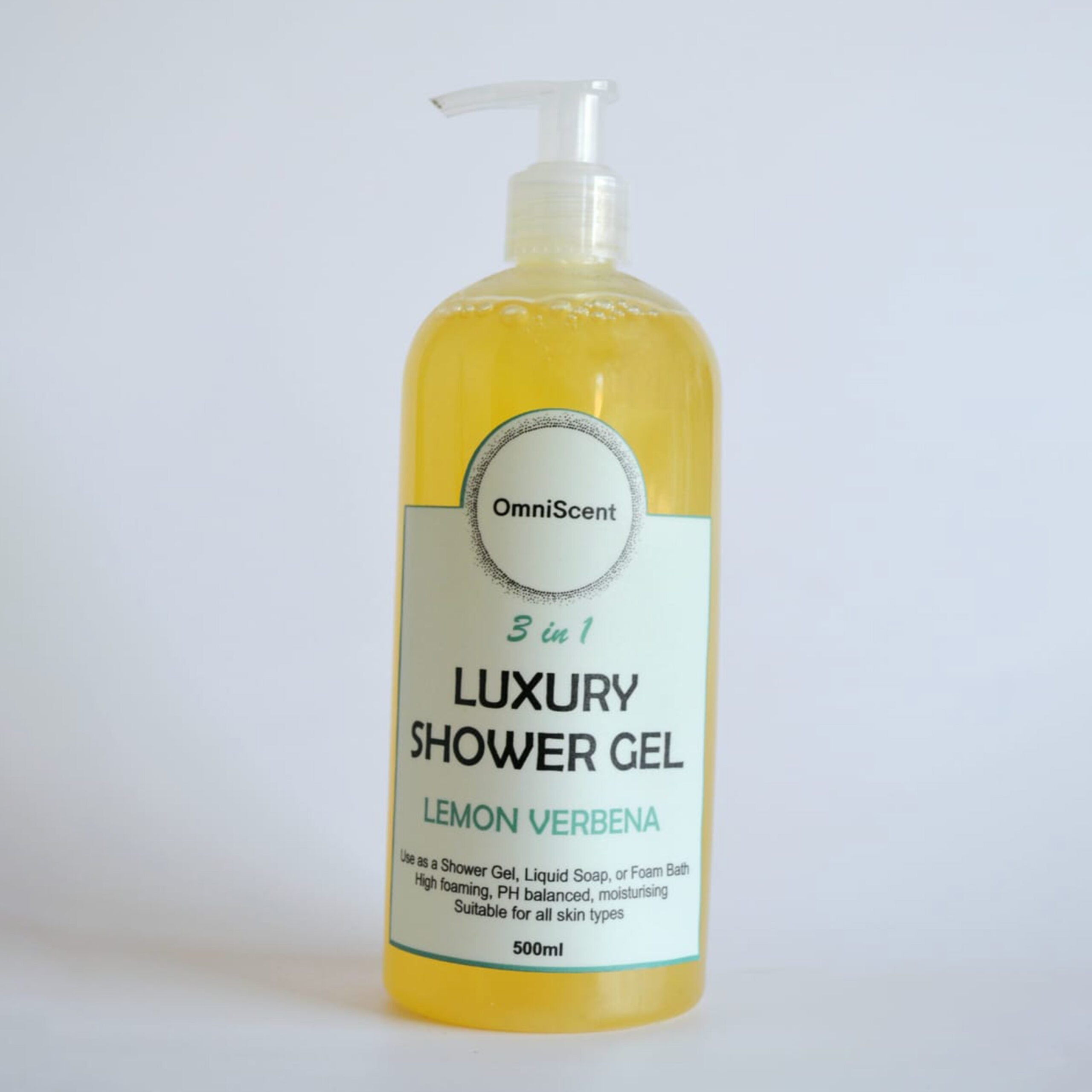 3in1 Luxury Shower Gel – Lemon Verbena Mandarin (500ml) image 0