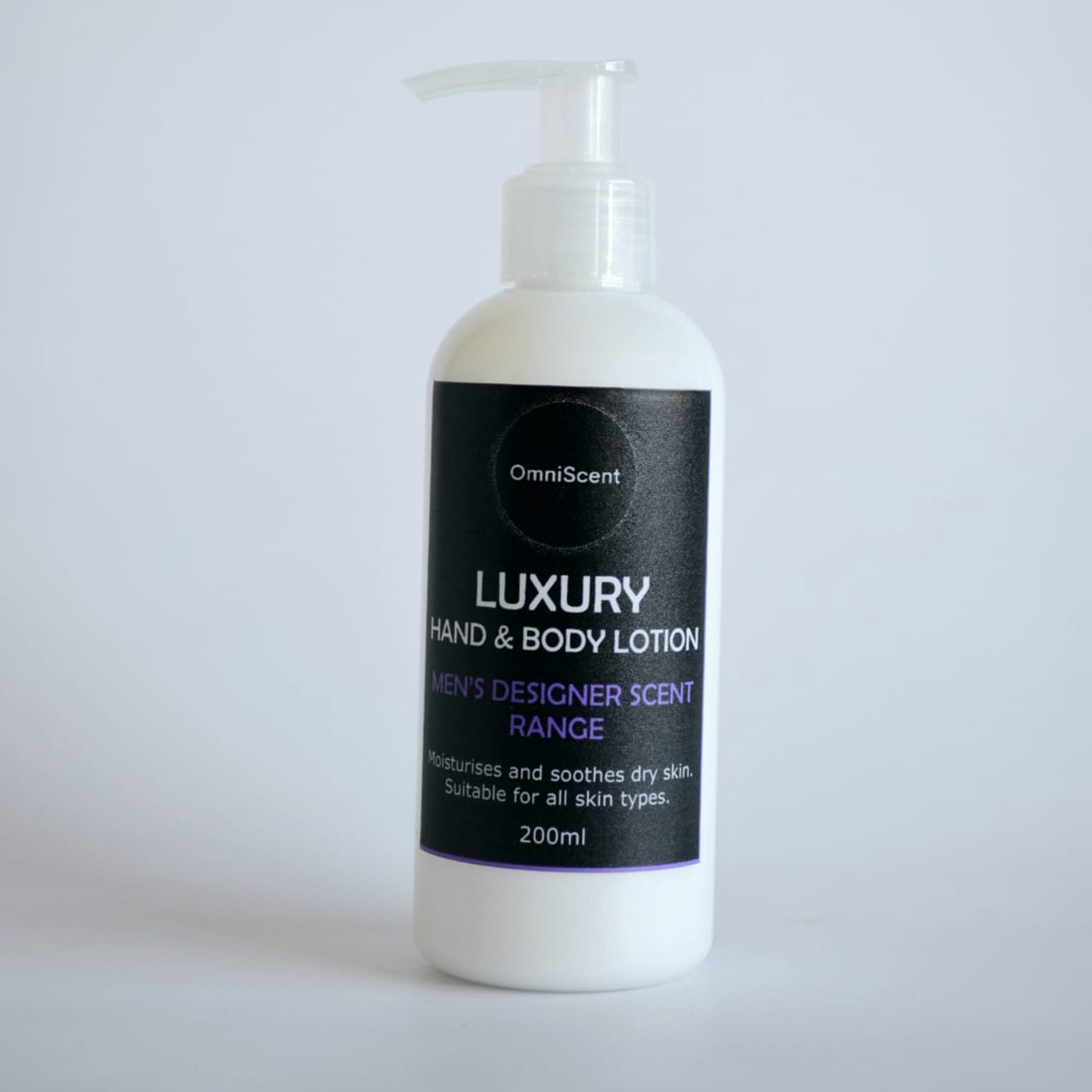 Perfumed Hand & Body Lotion – OmniScent Men's Wanted (200ml) image 0